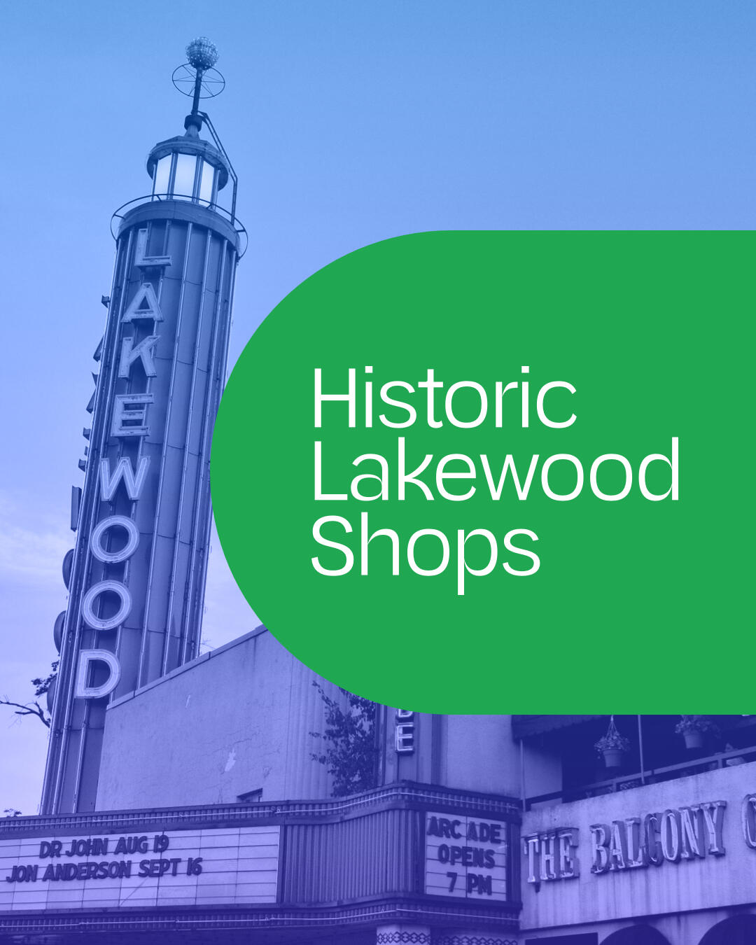 Historic Lakewood Shops - Branding